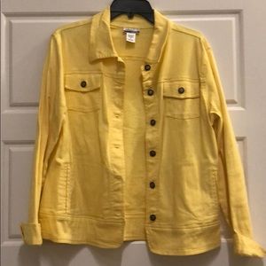 Yellow jean jacket